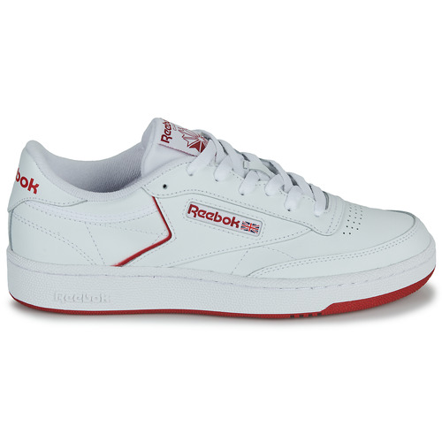 Reebok Classic - CLUB C 85 - Blanc / Rouge