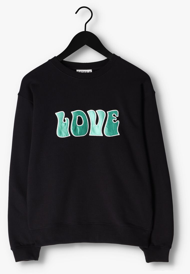 CATWALK JUNKIE zwarte catwalk junkie sweater sw more love