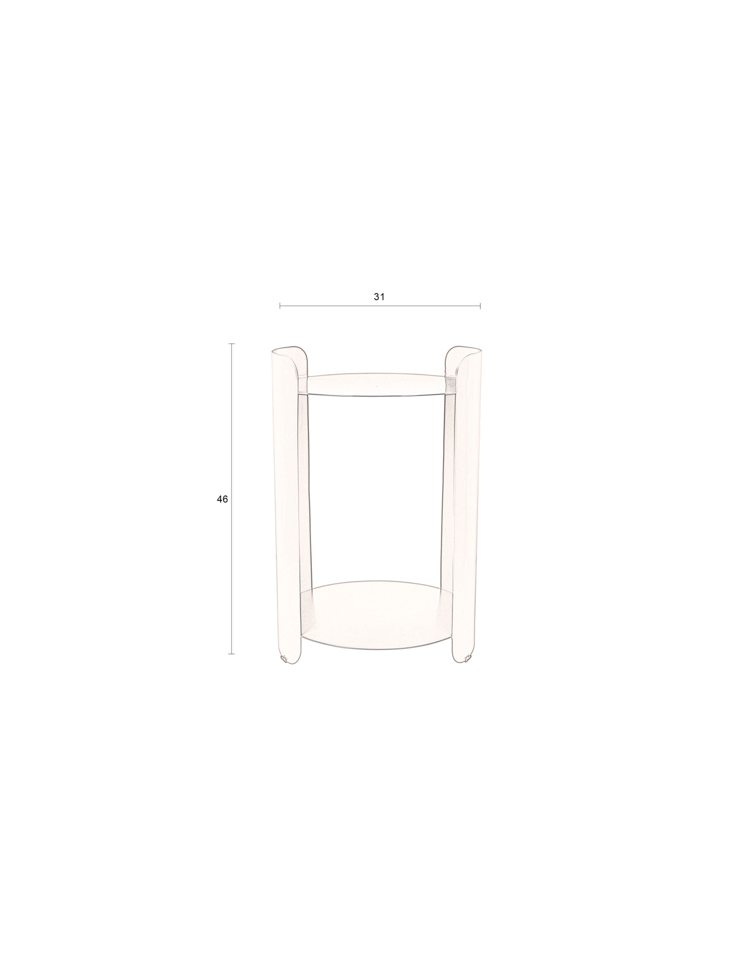 SIDE TABLE NAVAGIO GREEN