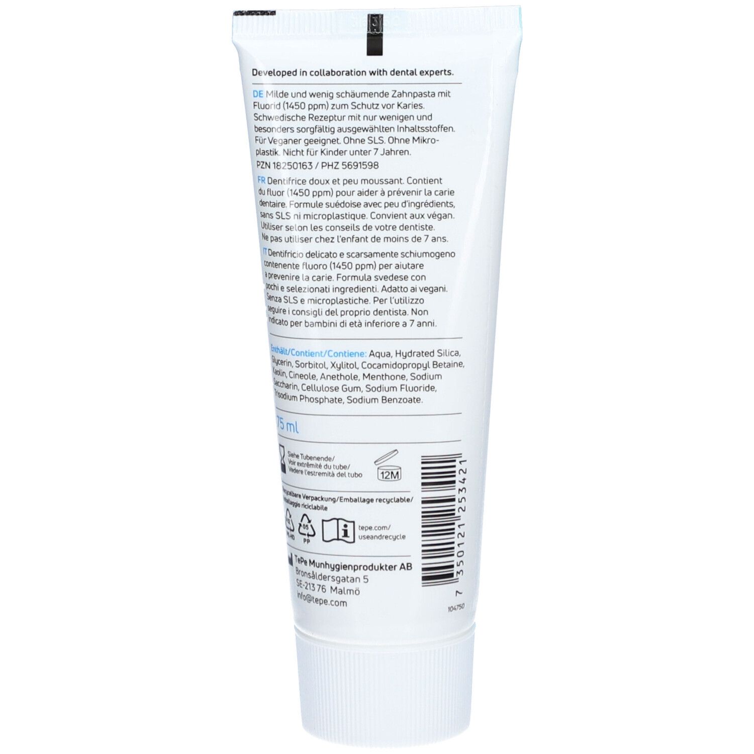 TePe® Daily Toothpaste Kariesschutz