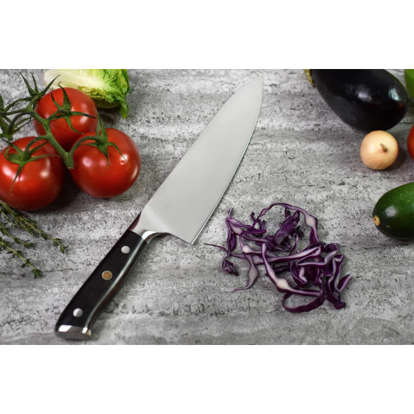 Couteau Fukito Ebene X50 modèle chef 21cm Fukito