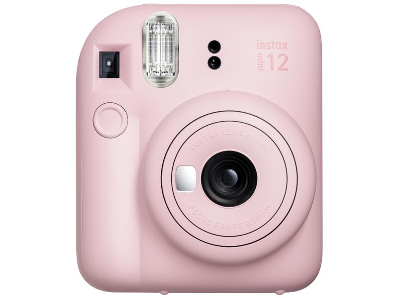 Fujifilm Fotokamera Instax Mini 12 Pink Sofortbildkamera mit Blitz und Selfie-Modus
