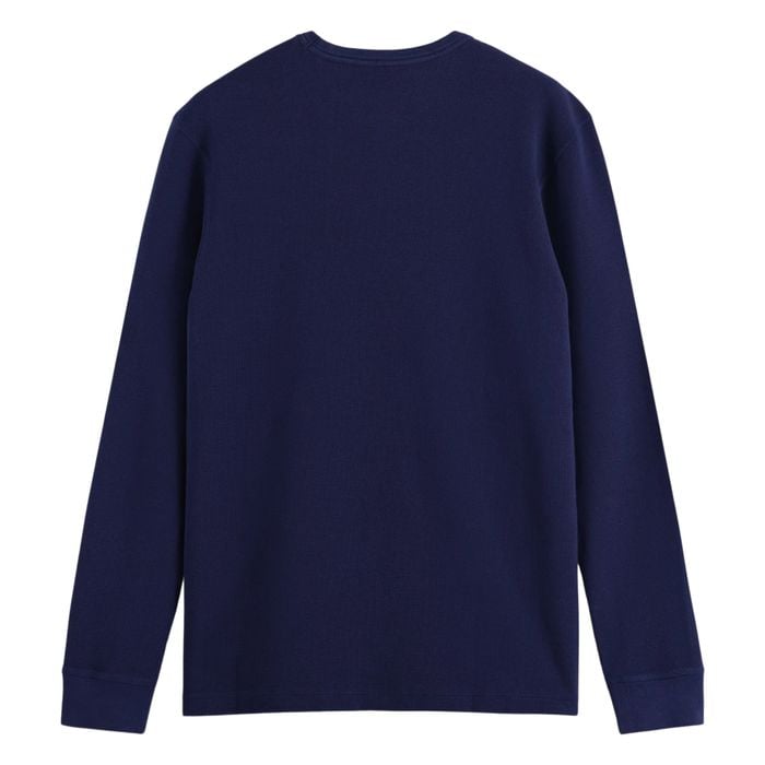 Scotch & Soda Waffle Longsleeve Shirt Heren
