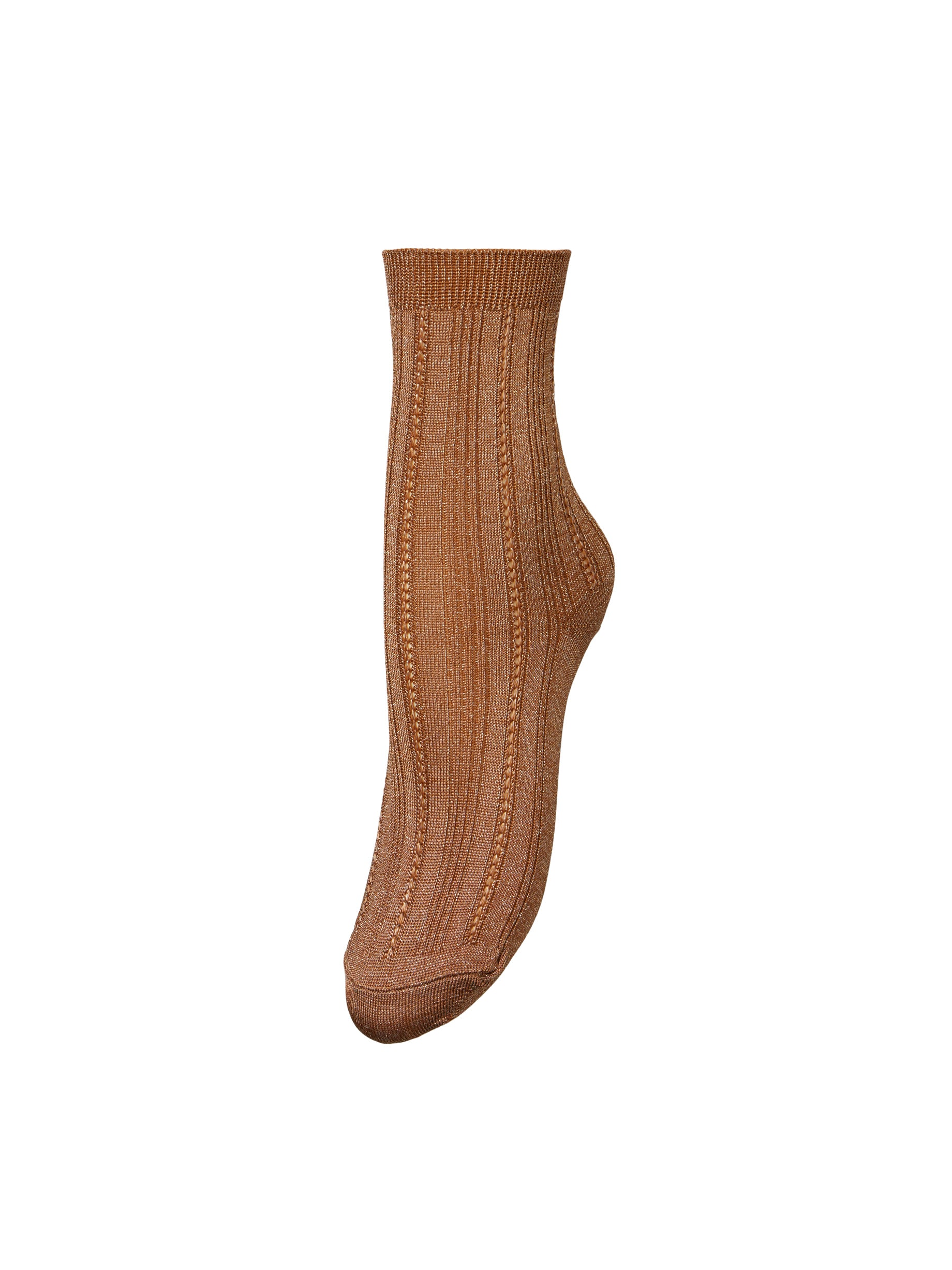 Becksöndergaard  Glitter Drake strømper - Mocha Brown