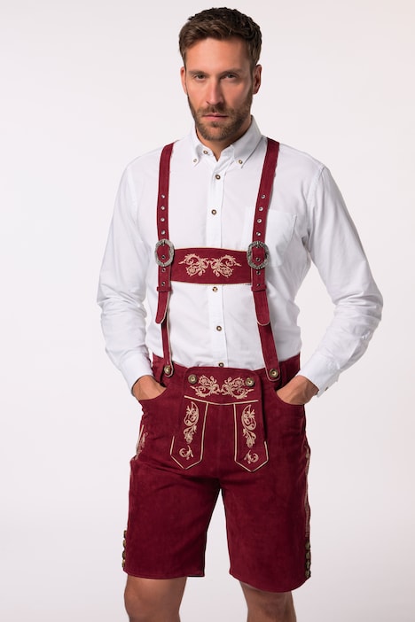 JP 1880 Trachtenhose, echtes Leder, Stickereien