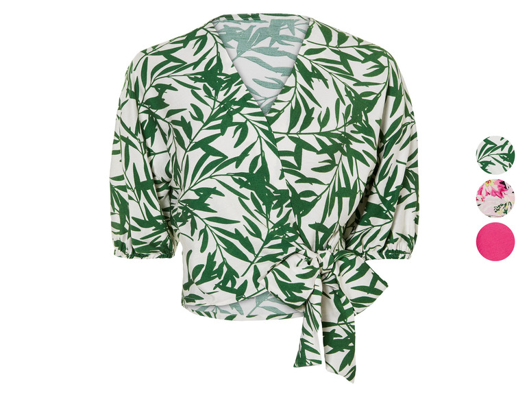 Dames wikkelblouse
