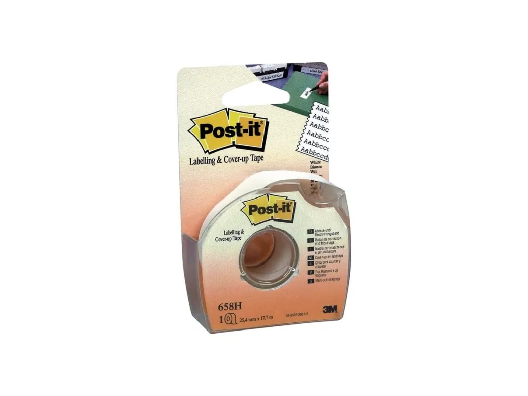 Post-it korrektionstape 25 mm x 17m hvid