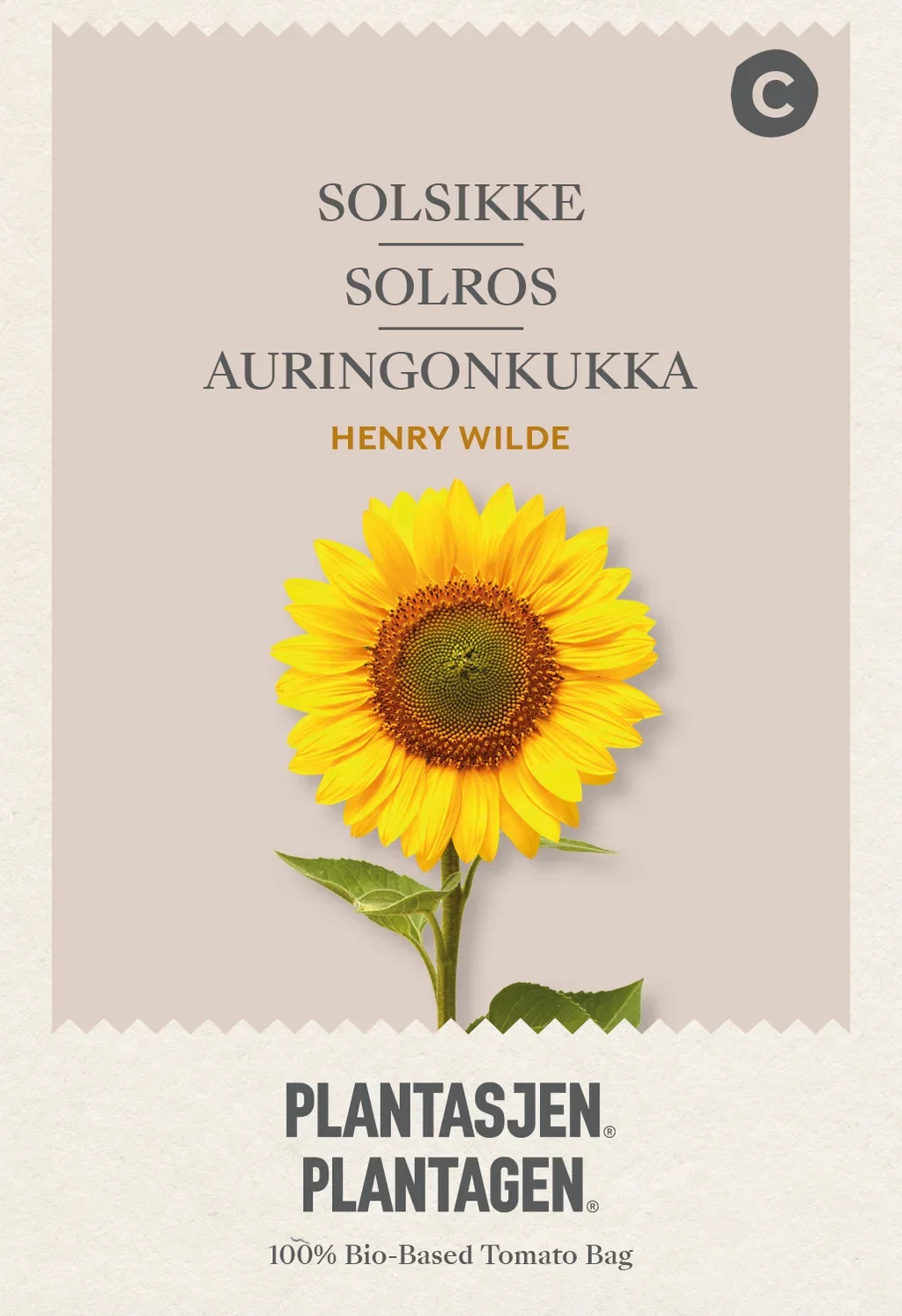 Helianthus annuus Solsikke 'Henry Wilde'