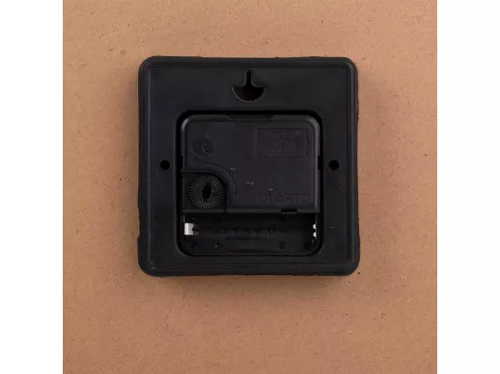 Horloge murale en bois noir 34x34x2cm