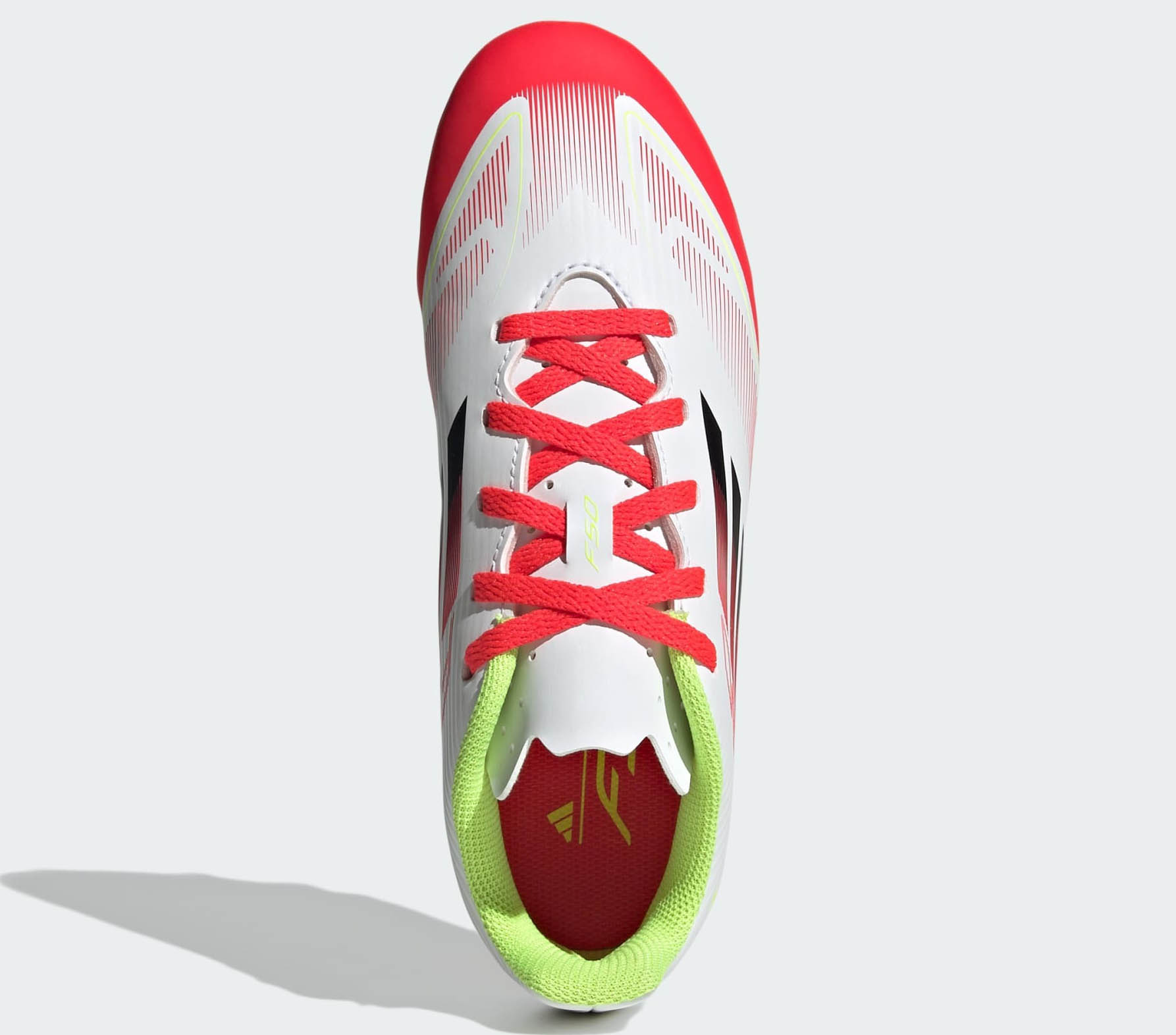 F50 Club FG/MG Junior Cloud White/Core Black/Solar Yellow