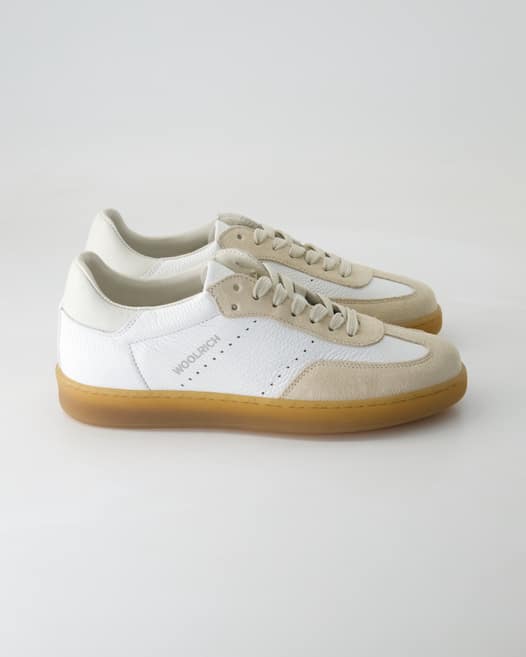 Woolrich Swing Court Sneaker in Beige