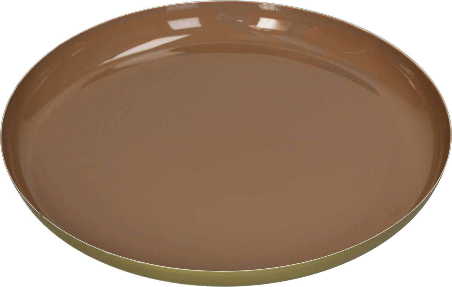 Decoratiebord bruin D 28 H 2,5 cm