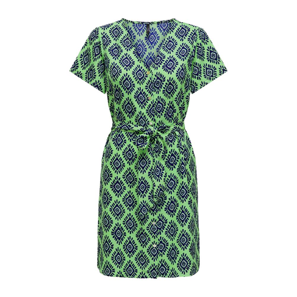 Only Robe Noir/Vert Femme Only Leah