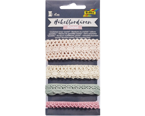 Haakkant pastel 4x 1m 4 randen