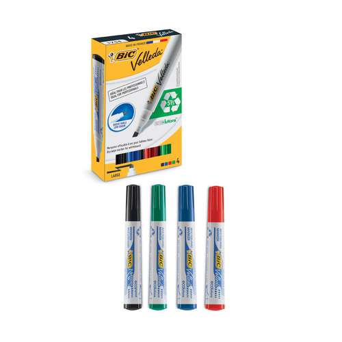 BIC® ecolutions™ Velleda® 1751 Whiteboard Marker-Set