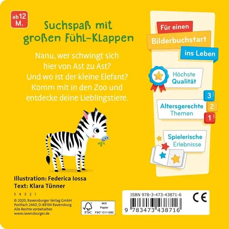 Ravensburger Wo bist du, kleiner Elefant?