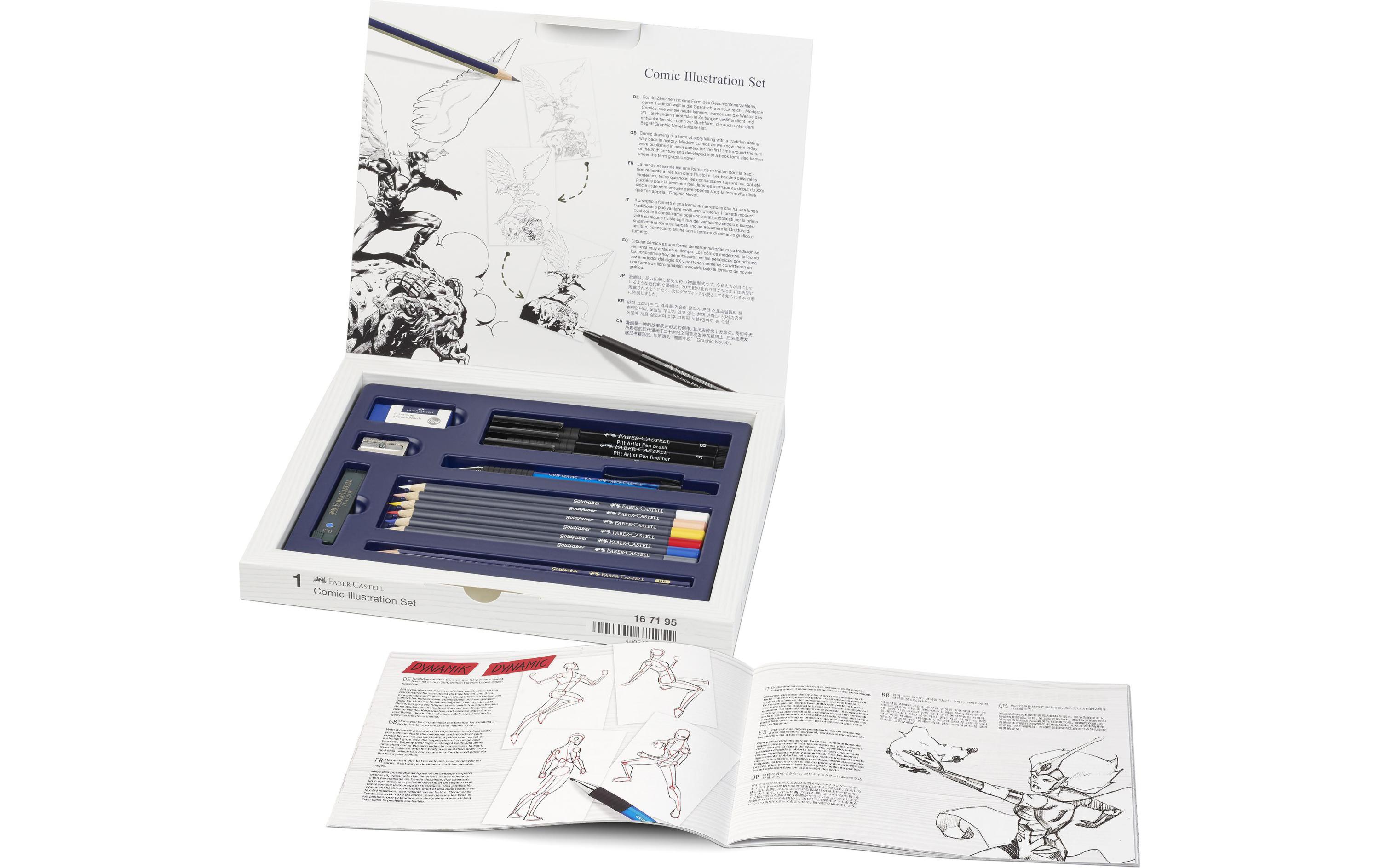 Tuschestift Pitt Artist Pen Comic Illustration 15er EtuiZeichentusche Stift