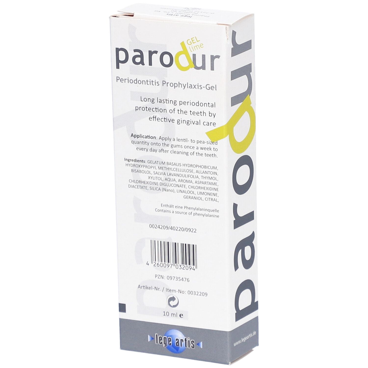 PARODUR Gel Limette