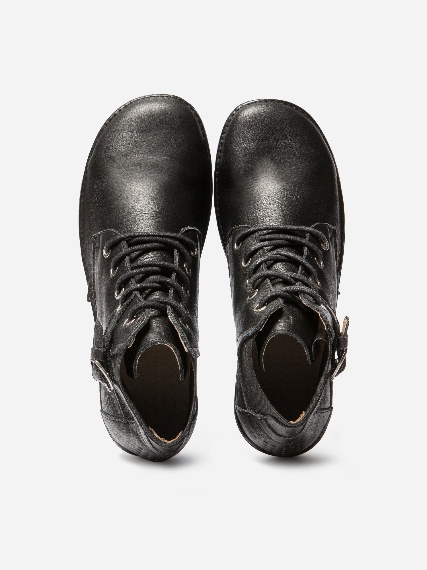 Boots Femme Confort Cuir Noir