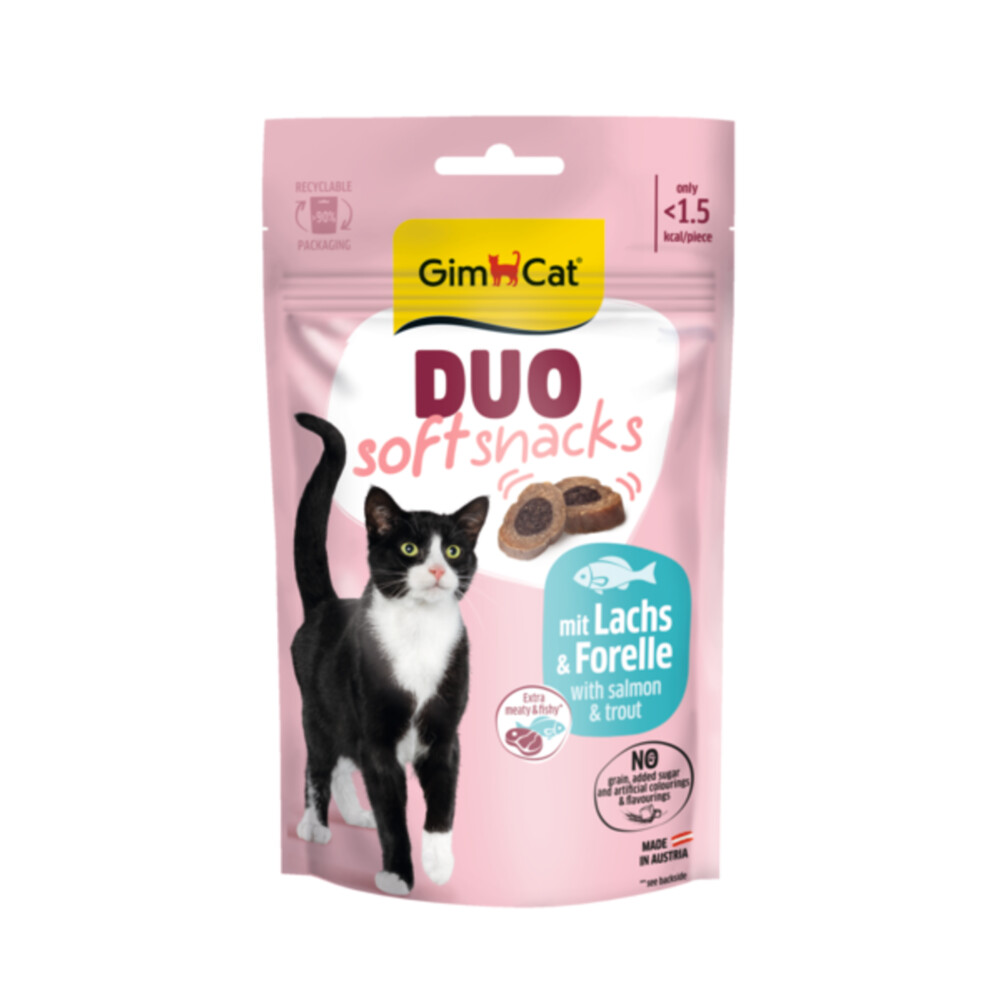 GimCat Duo Kattensnack Zalm & Forel50 gr