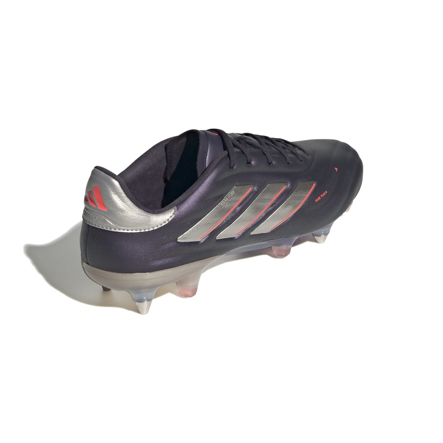 Adidas Copa Pure 2 Elite IJzeren-Nop Voetbalschoenen (SG) Donkerpaars Zilver Roze