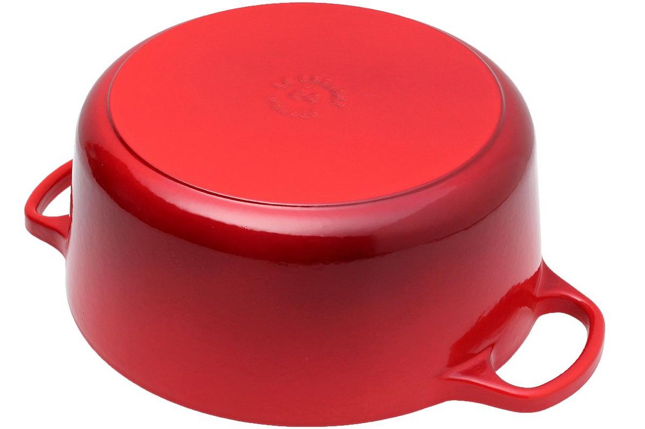 Le Creuset braadpan - cocotte 24cm, 4,2L rood