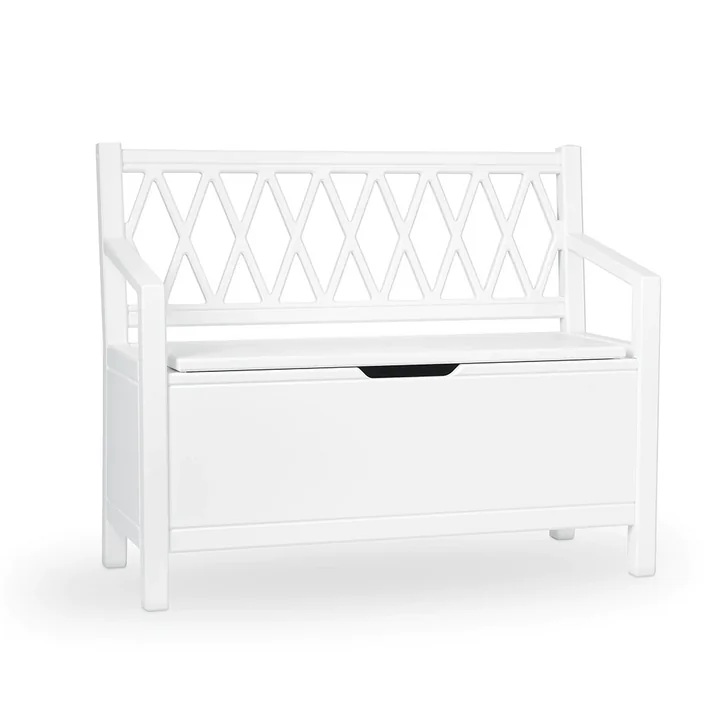 Cam Cam Copenhagen - Harlequin Kinderbank mit Aufbewahrung, weiss