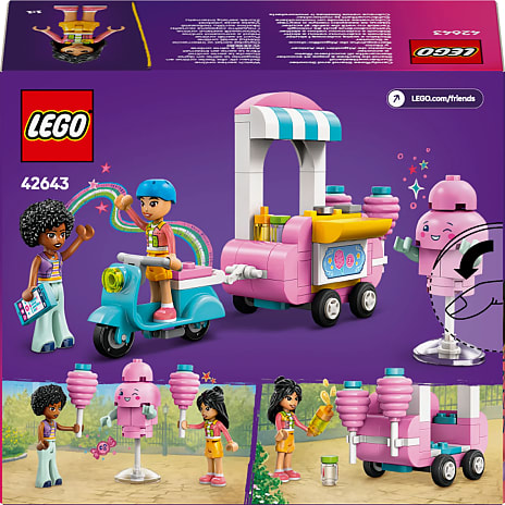 LEGO Friends Candyfloss-bod og scooter 42643