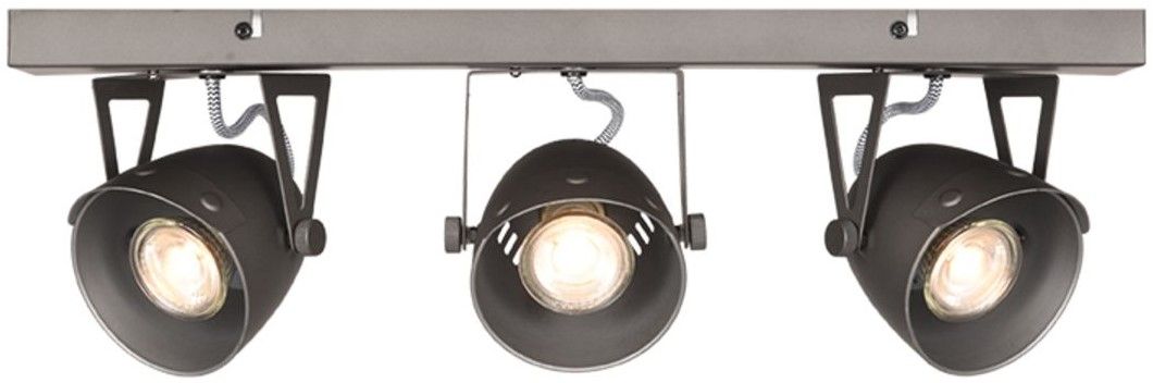 Plafondlamp Burned Steel MT-2175 Cap B48 x D10 cm