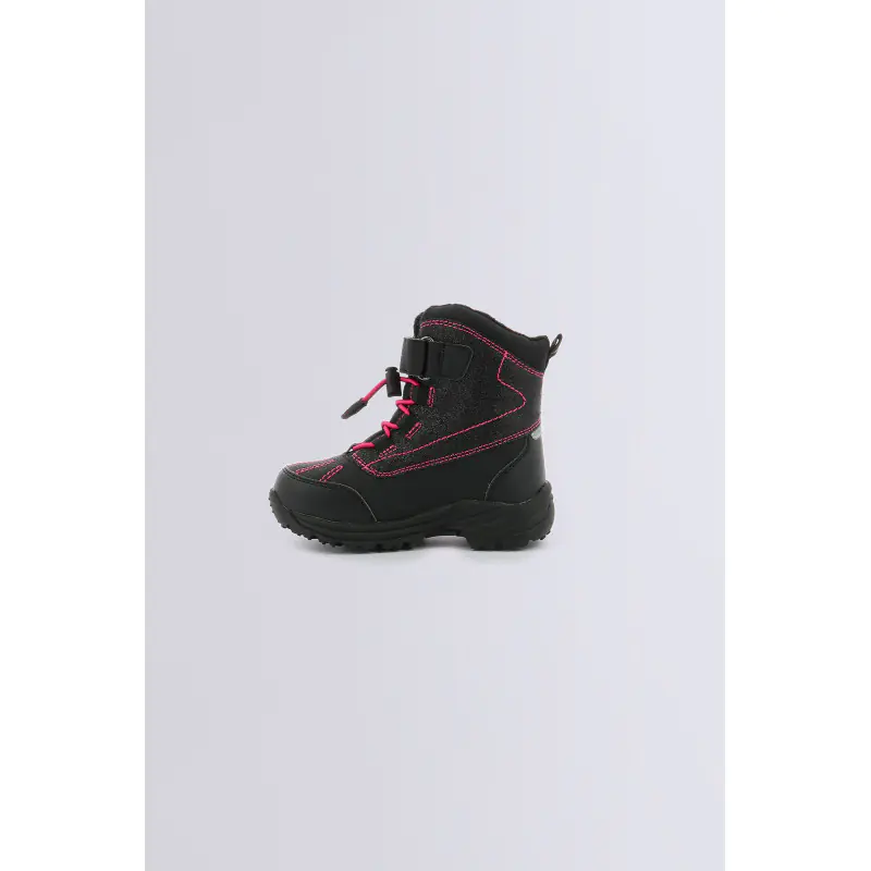JUMP WPF NOIR ROSE BRILLANT BOOTS Synthétique Fille