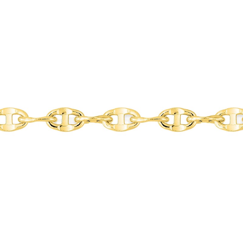 Collier Mixte 45 cm- Or 18 Carats - Largeur 2.5 mm