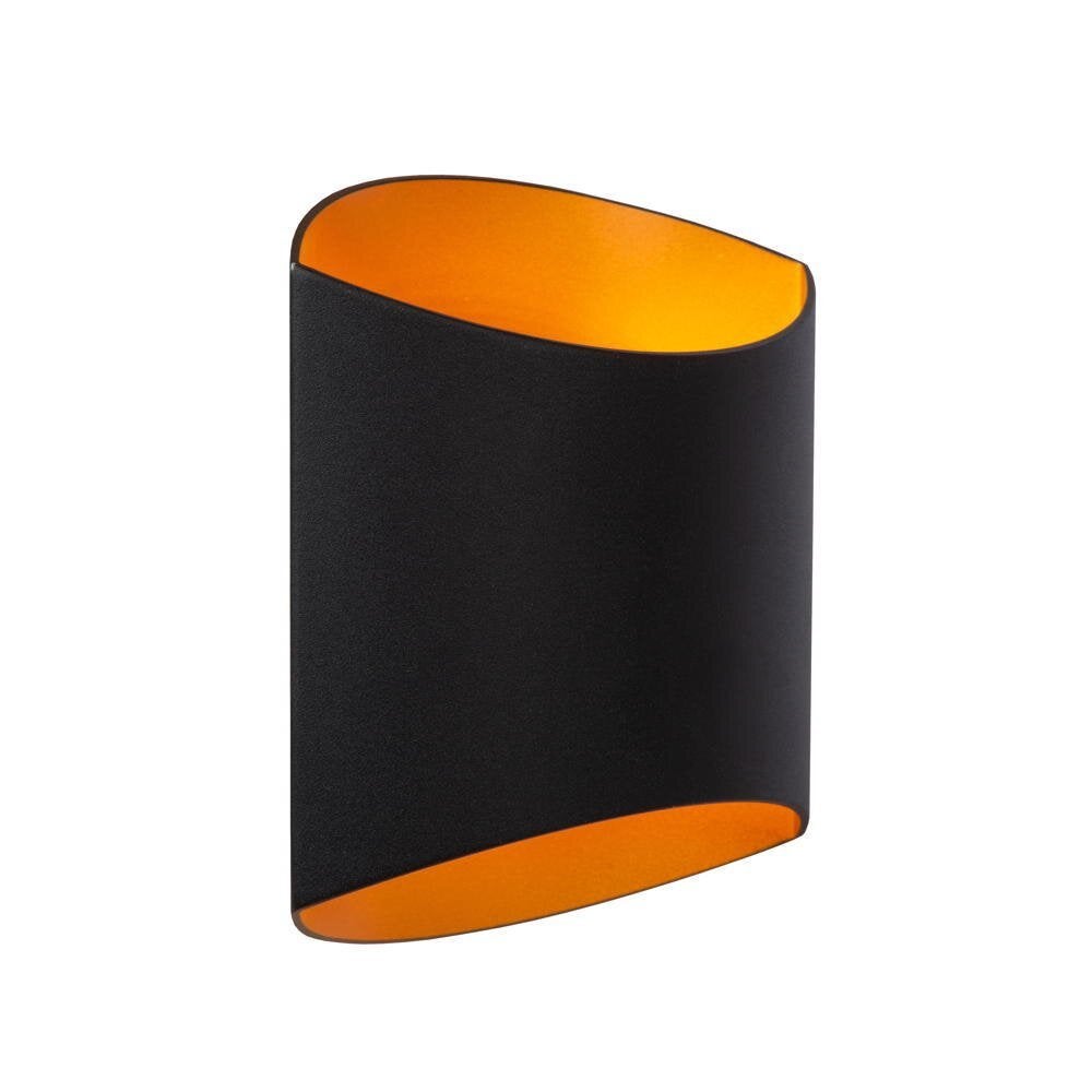 Wandlamp Diletta in zwart en messing G9
