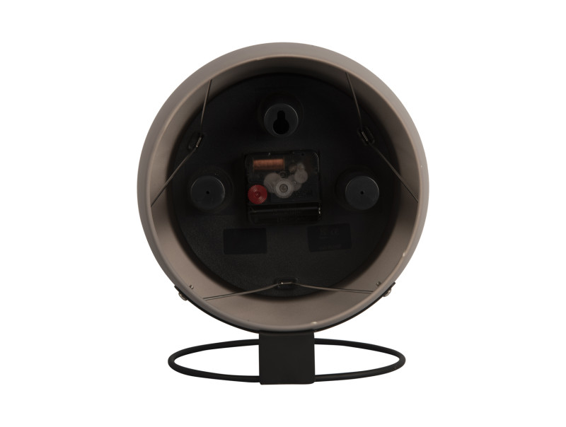 Table Clock Nirvana Globe KA5858GY Dark warm grey