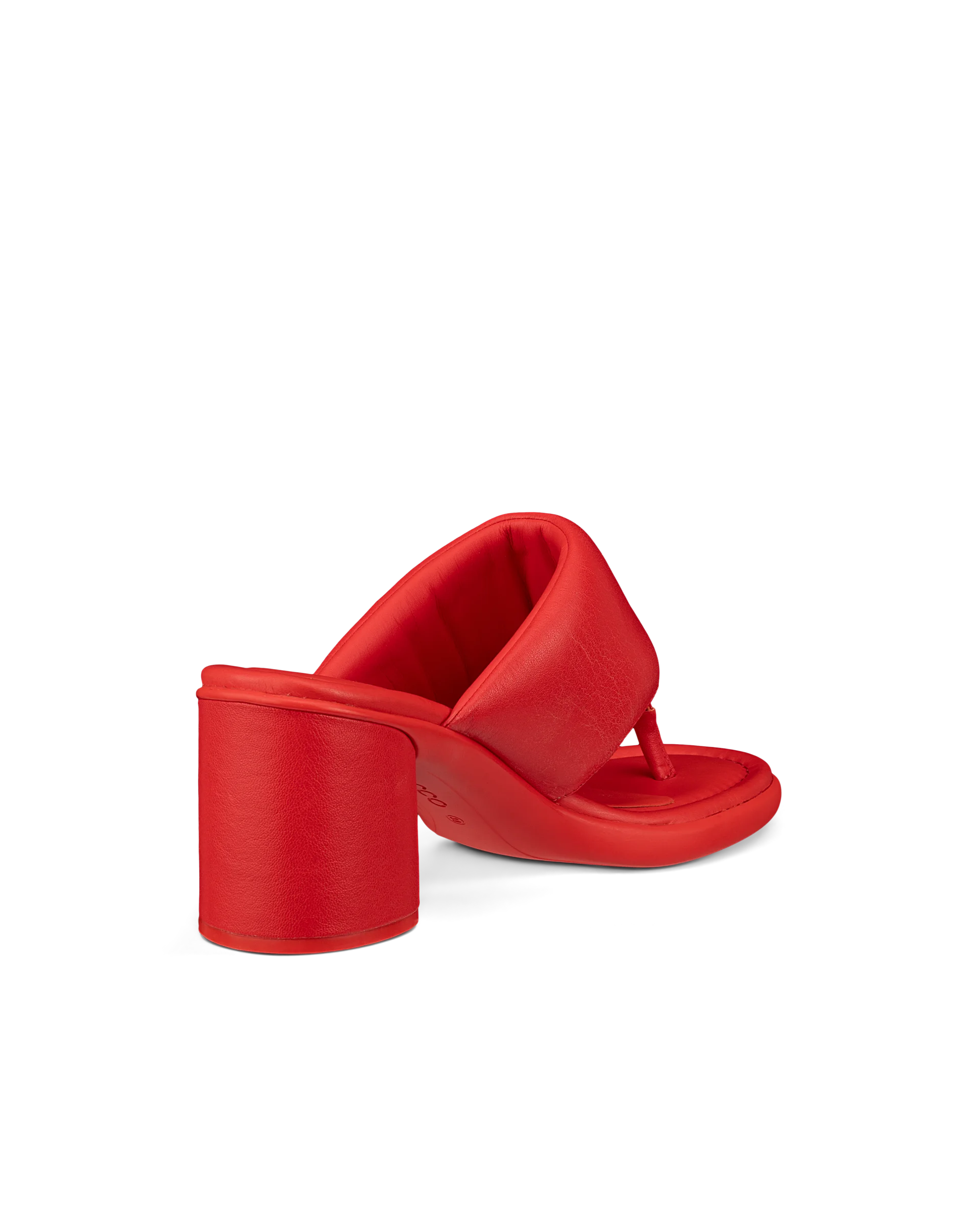 ECCO SCULPTED SANDAL LX 55 Damen Ledersandale mit Absatz Rot
