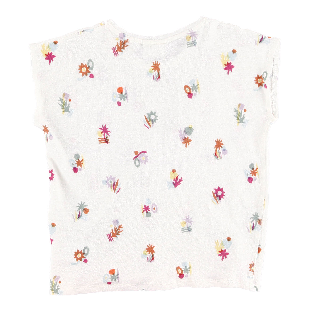 Hartford T-Shirt 100% Lin Temoe écru/multicolore