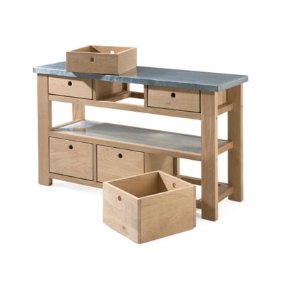 Manufactum Gartenanrichte Eichenholz