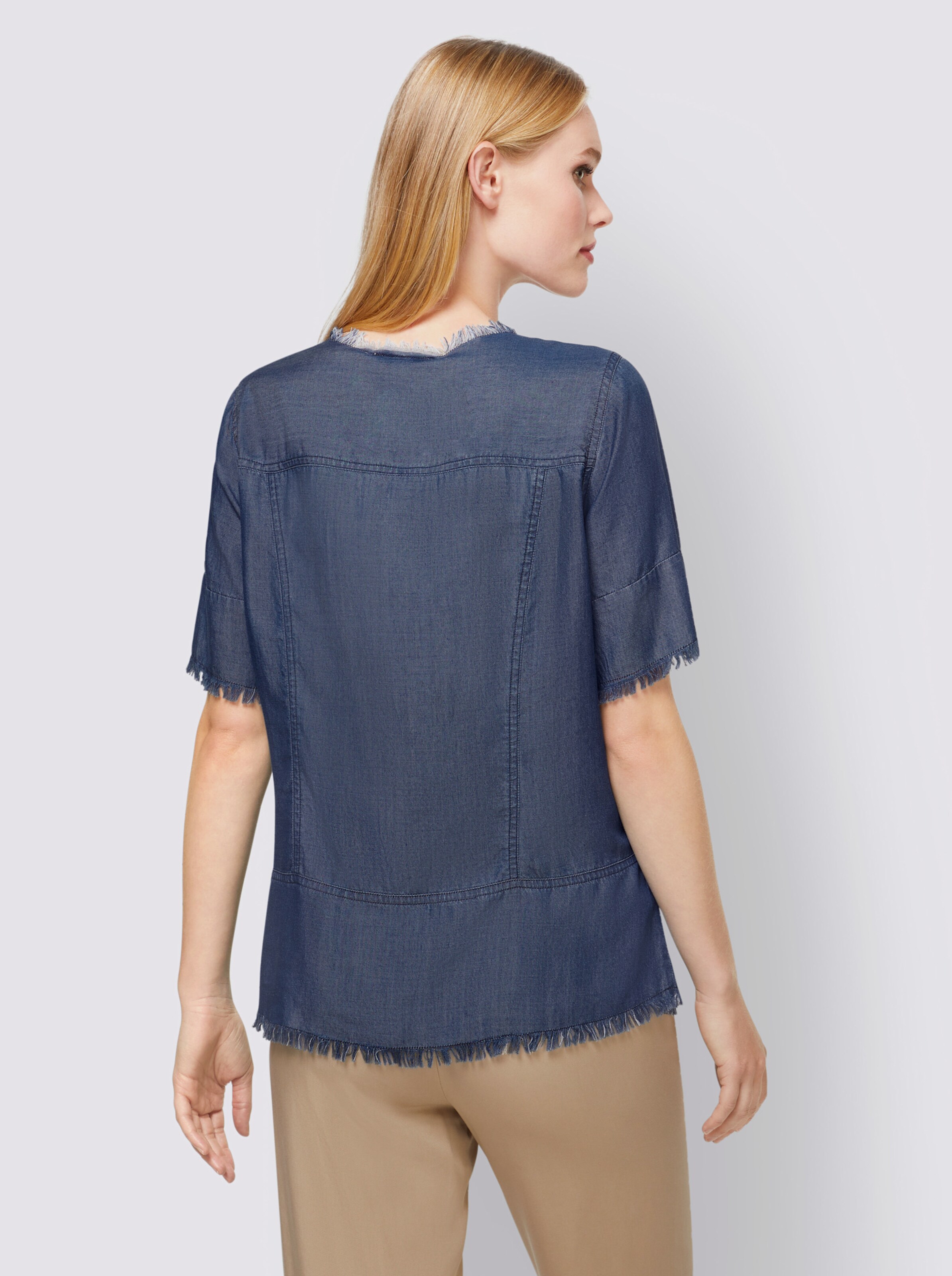 Jeansbluse