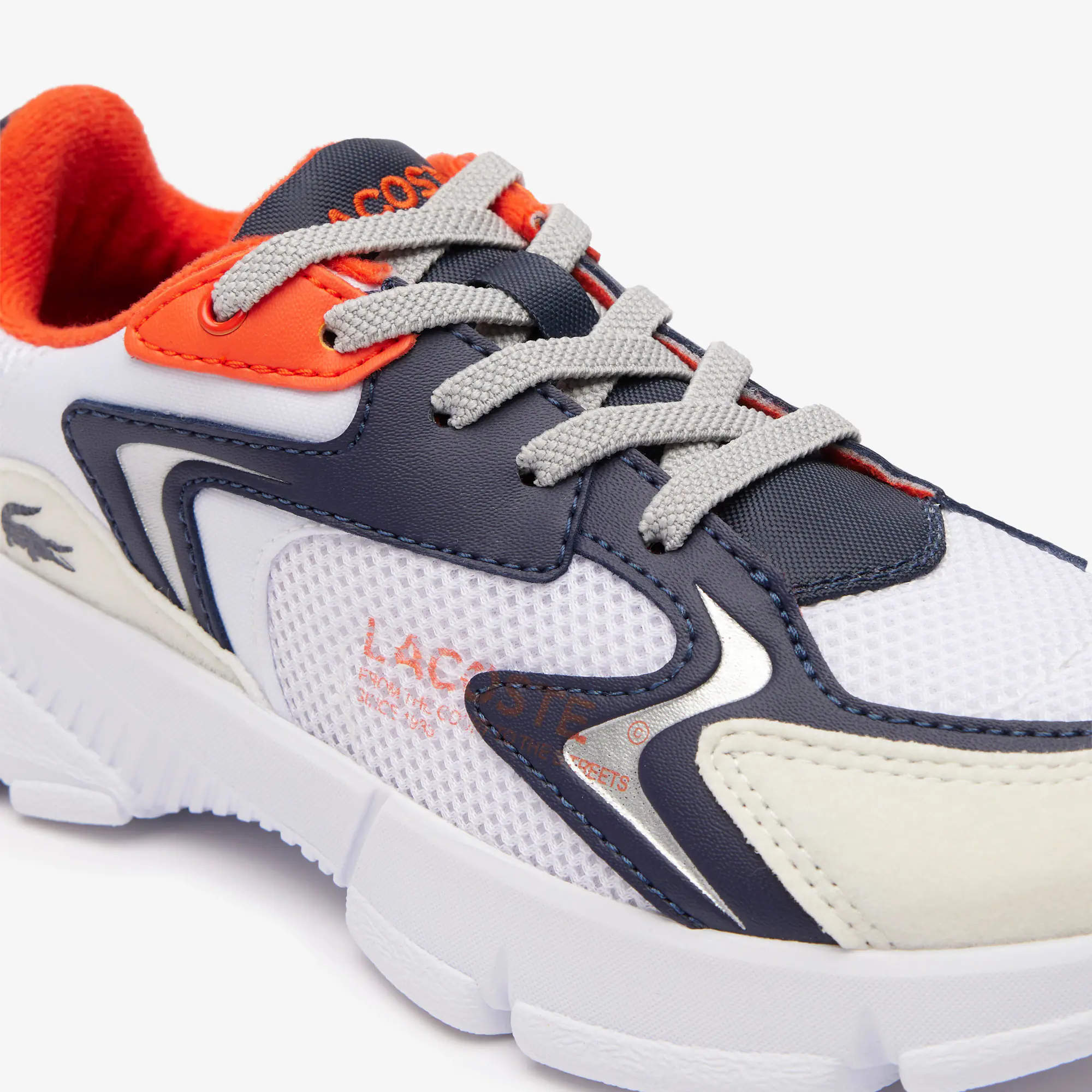 Kinder-Sneakers L003 Neo aus Textil Sneakers - Weiss - Lacoste - Kinder