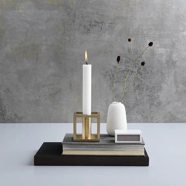 Audo Copenhagen  Kubus 1 Lysestage - Messing