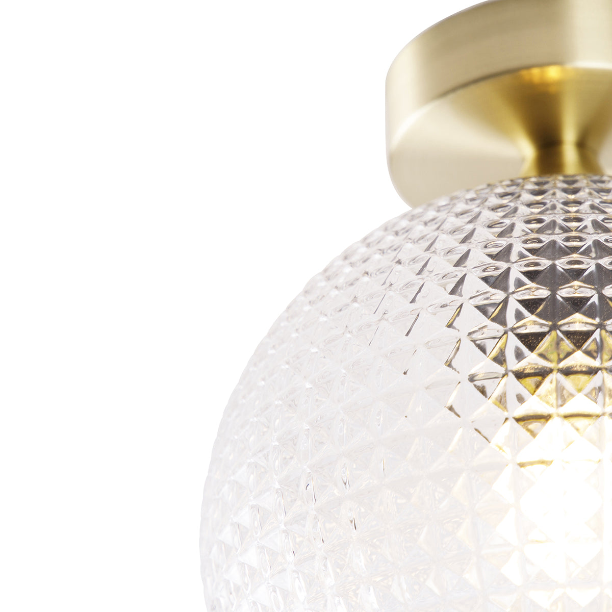 QAZQA Smart Art Deco plafondlamp messing incl. Wifi A60 - Sphere