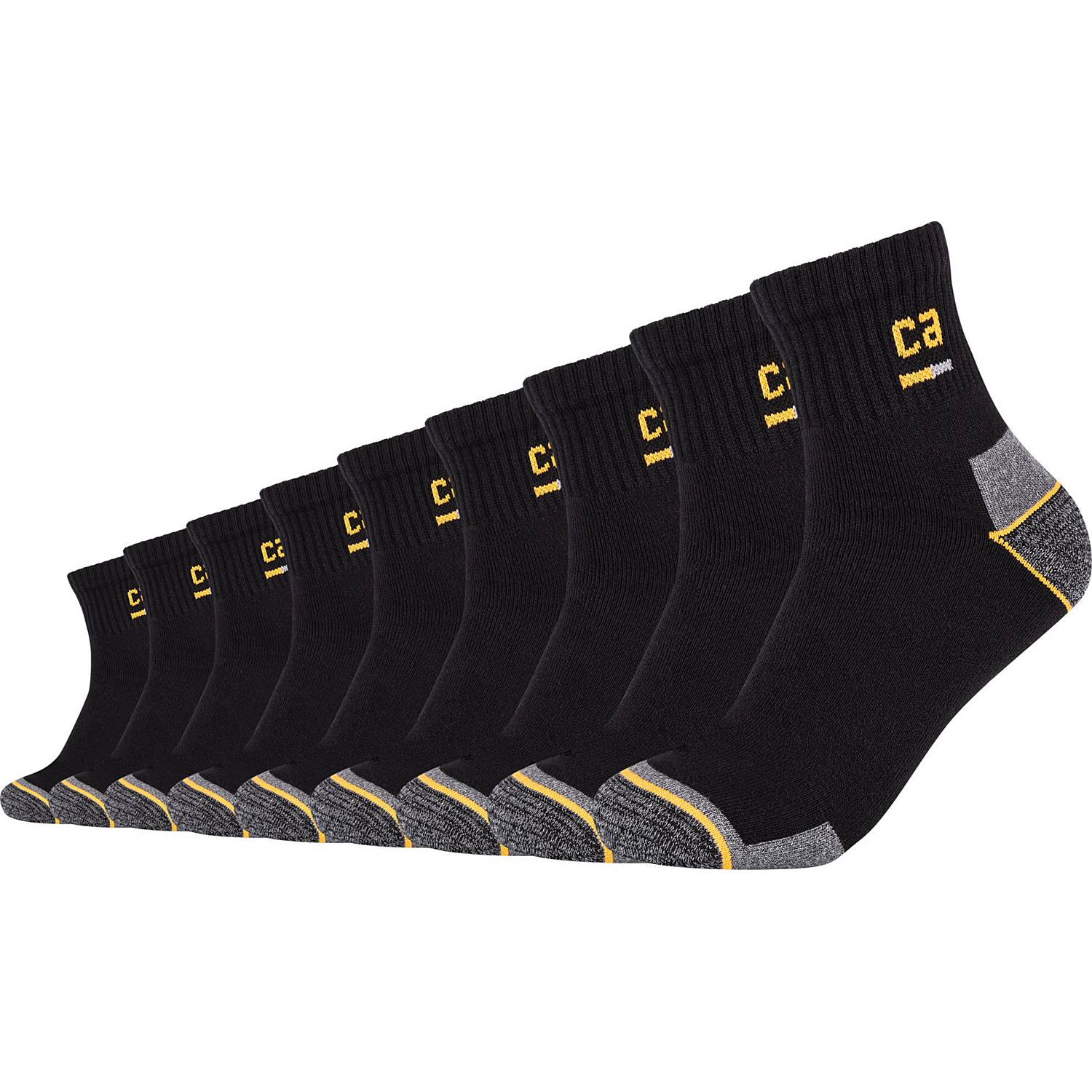 Camano Unisex-Work-Kurzsocken 9 Paar