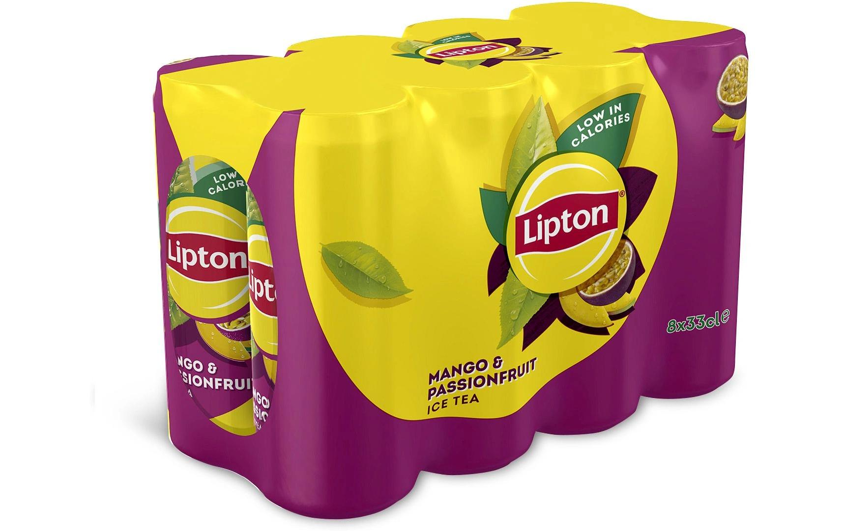 Eistee Mango Passion 8 x 0.33 lErfrischender Eistee mit dem fruchtigen Geschmack von Mango und Passionsfrucht