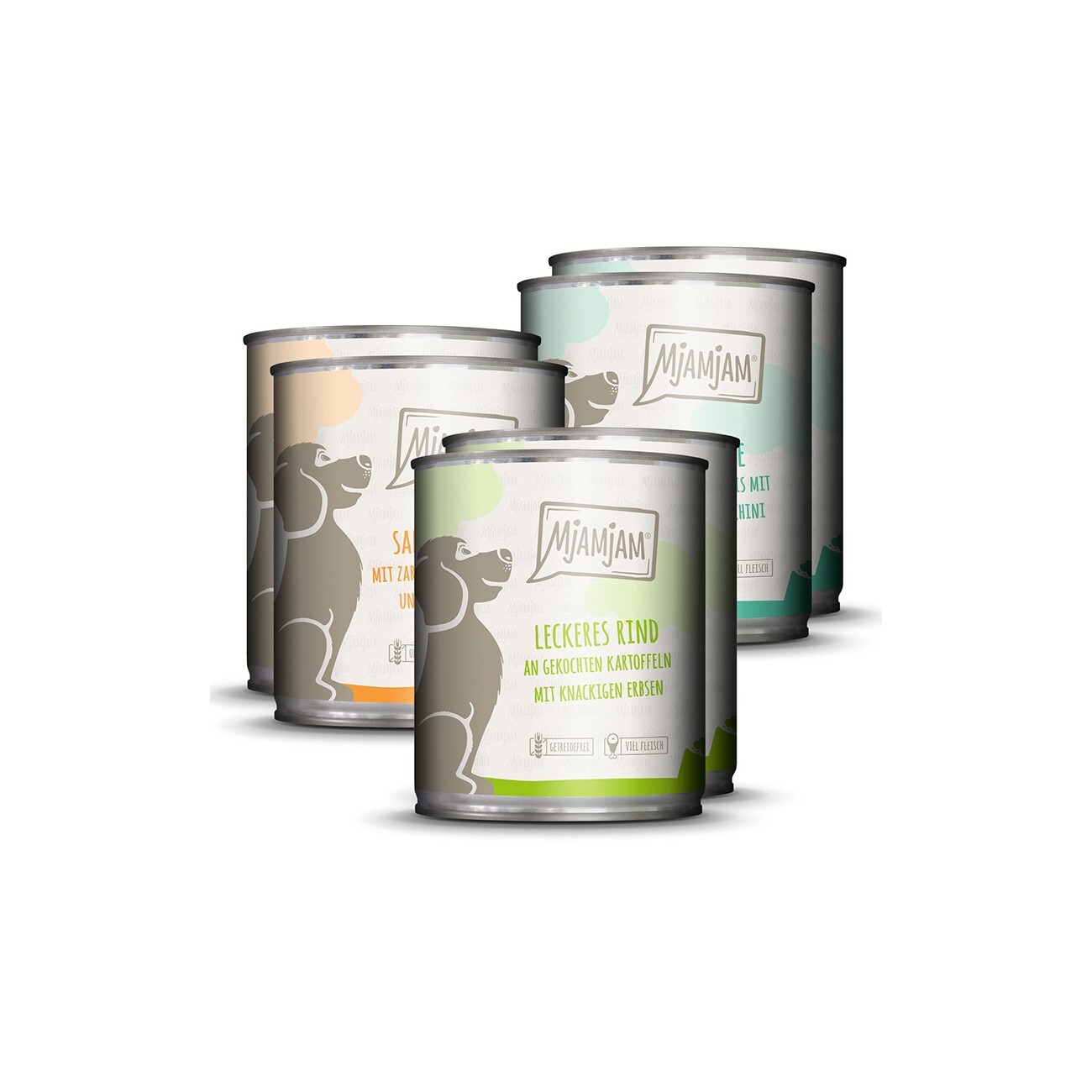 MjAMjAM Mixpaket Adult 6x800g