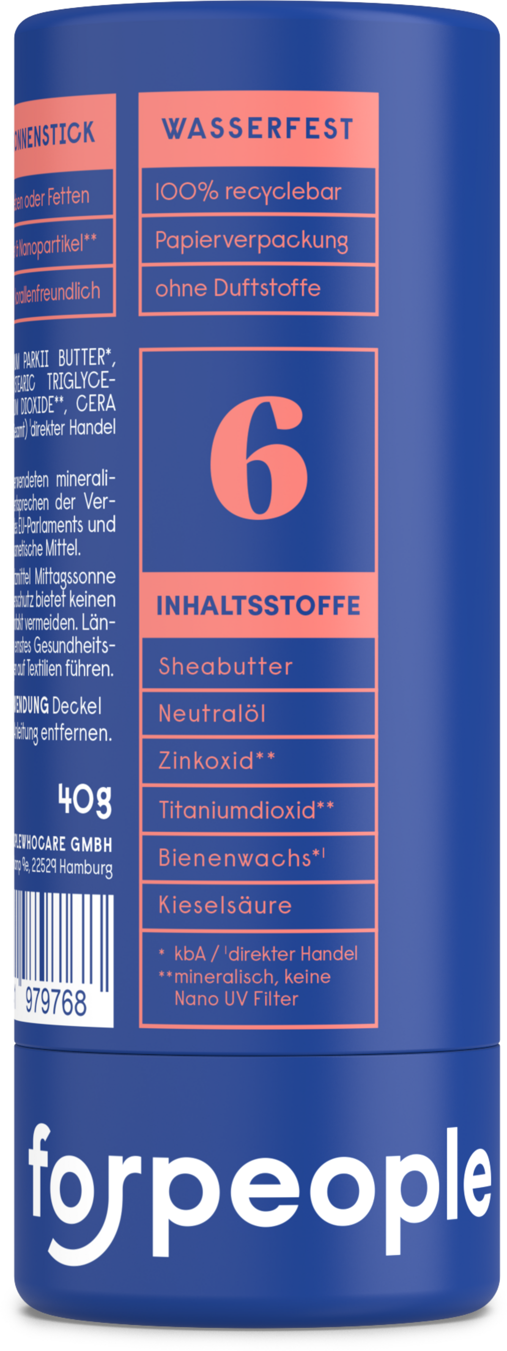 forpeople  Sun Sonnencreme LSF 50, 40 g