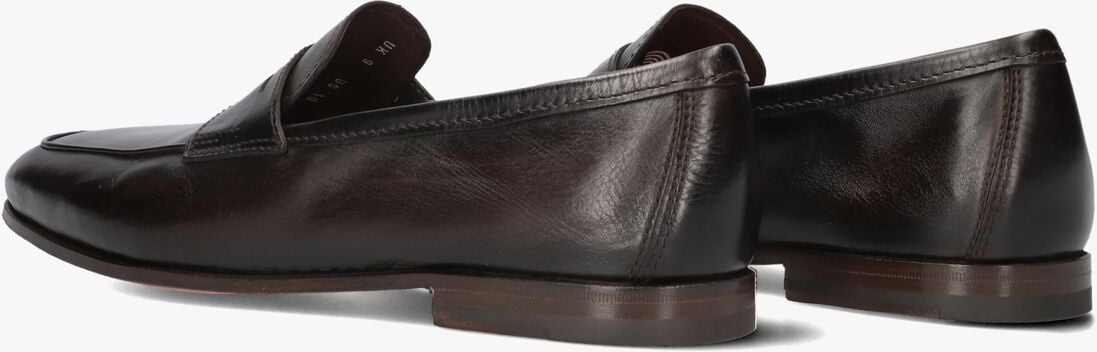 bruine santoni loafers carlos