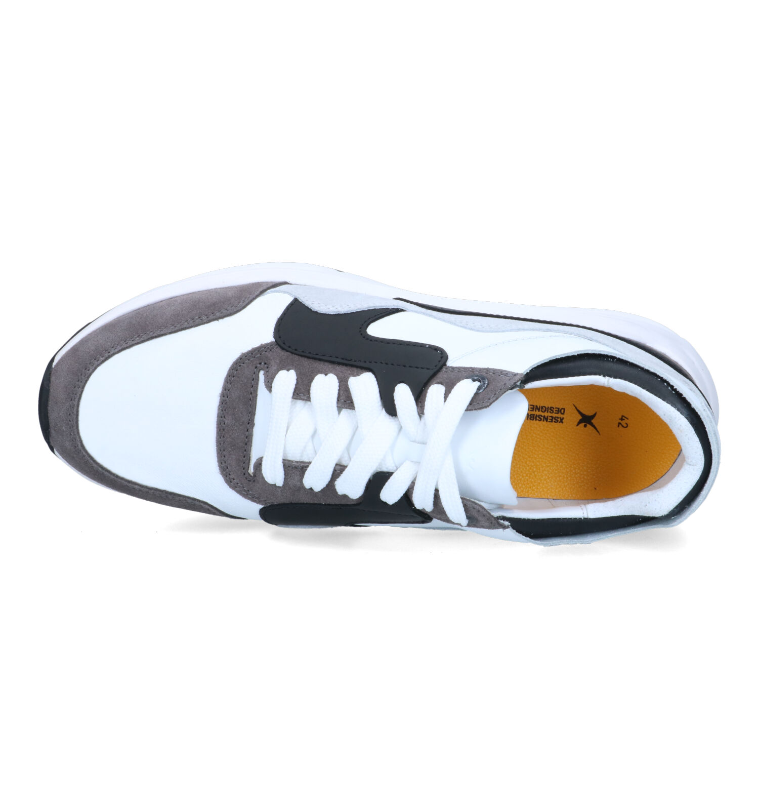 Veterschoenen grijs