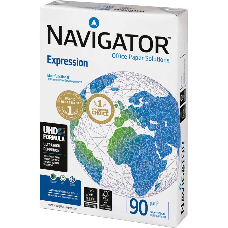 Papier A4 blanc 90 g Navigator Expression - Ramette 500 feuilles
