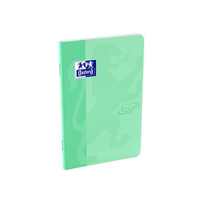 Oxford Touch - Carnet 9 x 14 cm - 96 pages - petits carreaux - disponible dans différentes couleurs pastels