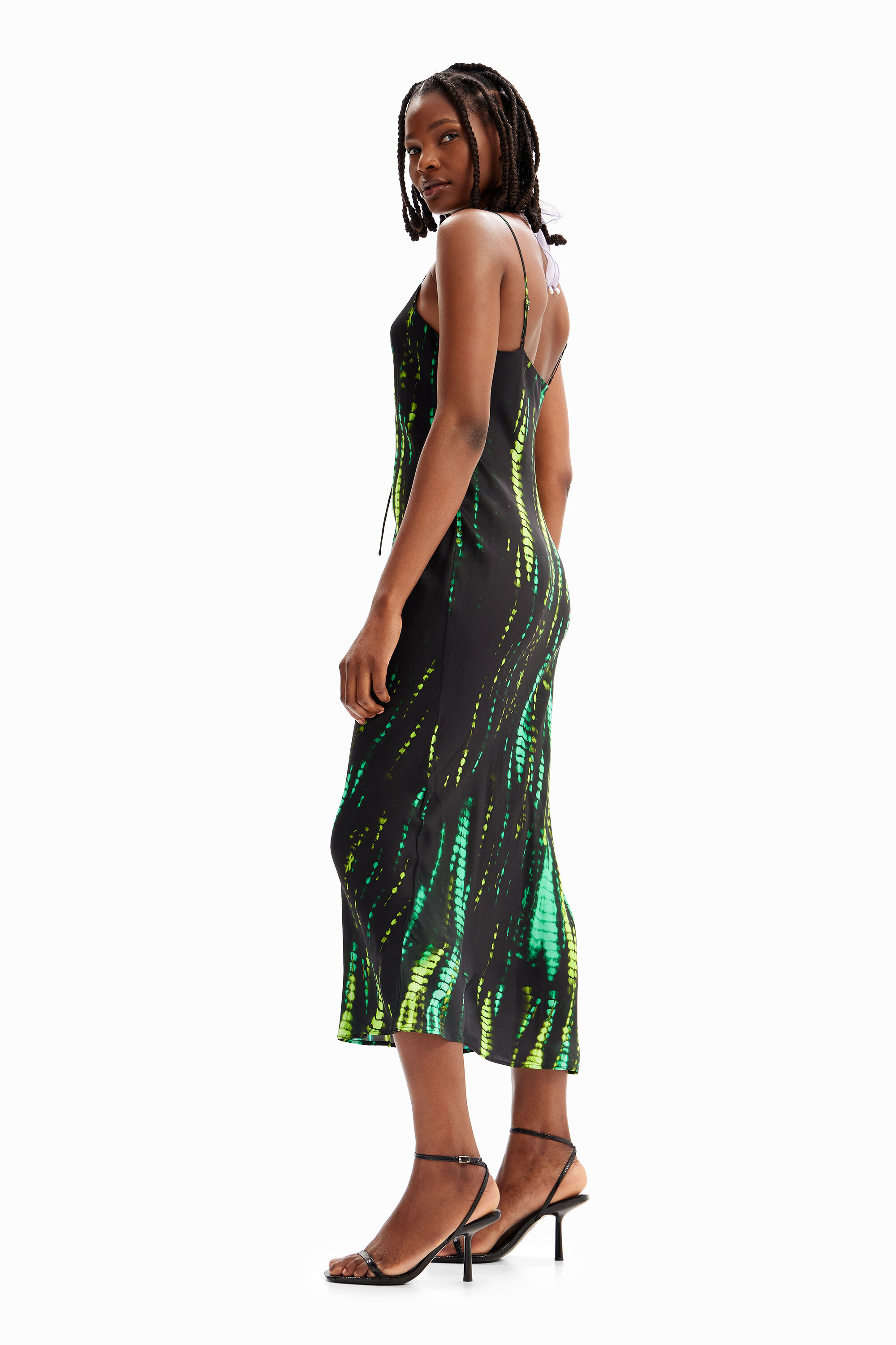 Robe midi tie and dye