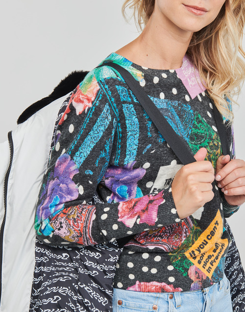 Desigual - NORUEGA - Blanc / Noir